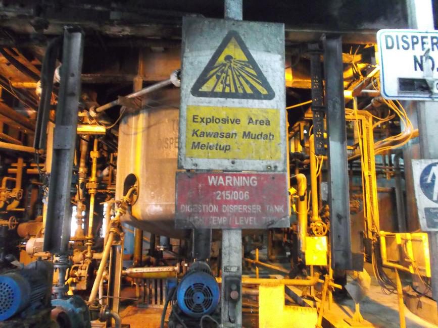Explosive area sign: where zoning meets the plant, Process plant