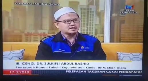 Ir. Dr. Zulkifli Abdul Rashid on air